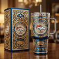 Denver Broncos 40oz Tumbler with Lid and Straw