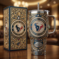 Houston Texans 40oz Tumbler with Lid and Straw