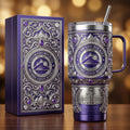 Colorado Rockies 40oz Tumbler with Lid and Straw