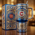 Chicago Cubs 40oz Tumbler with Lid and Straw