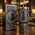 Atlanta Falcons 40oz Tumbler with Lid and Straw