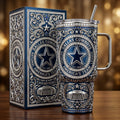 Dallas Cowboys 40oz Tumbler with Lid and Straw